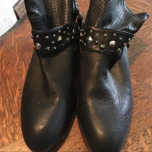 Black Twiggy London Cowboy Boots
